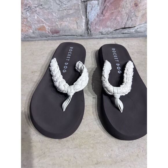Rocket Dog Braided Women's Size 10 Thongs Flip Flop Sandals - Picture 5 of 8